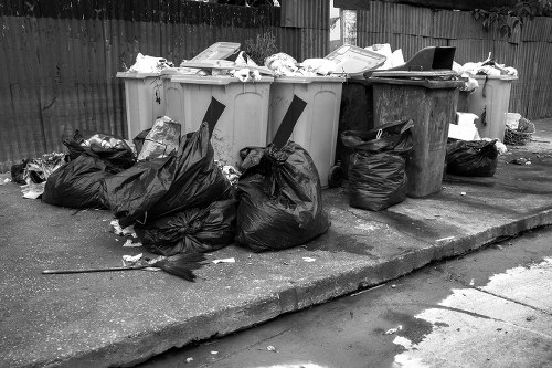 Construction waste disposal truck in Maidenhead