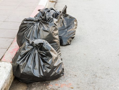 Recycling trucks at a commercial site in Maidenhead